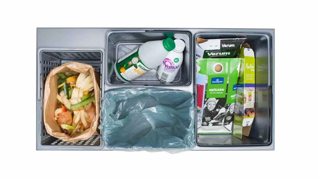 Källsorteringsstation bred