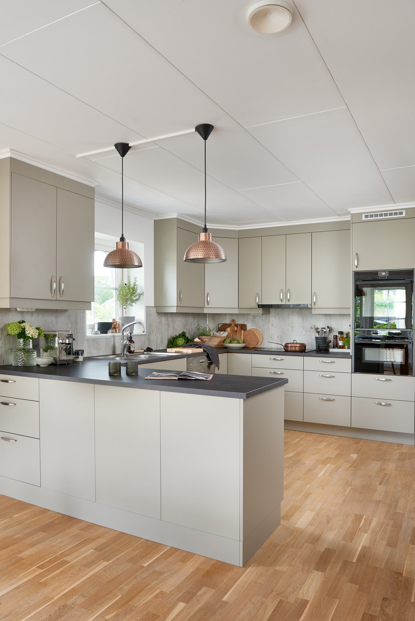 Prisvärt kök efter renovering.