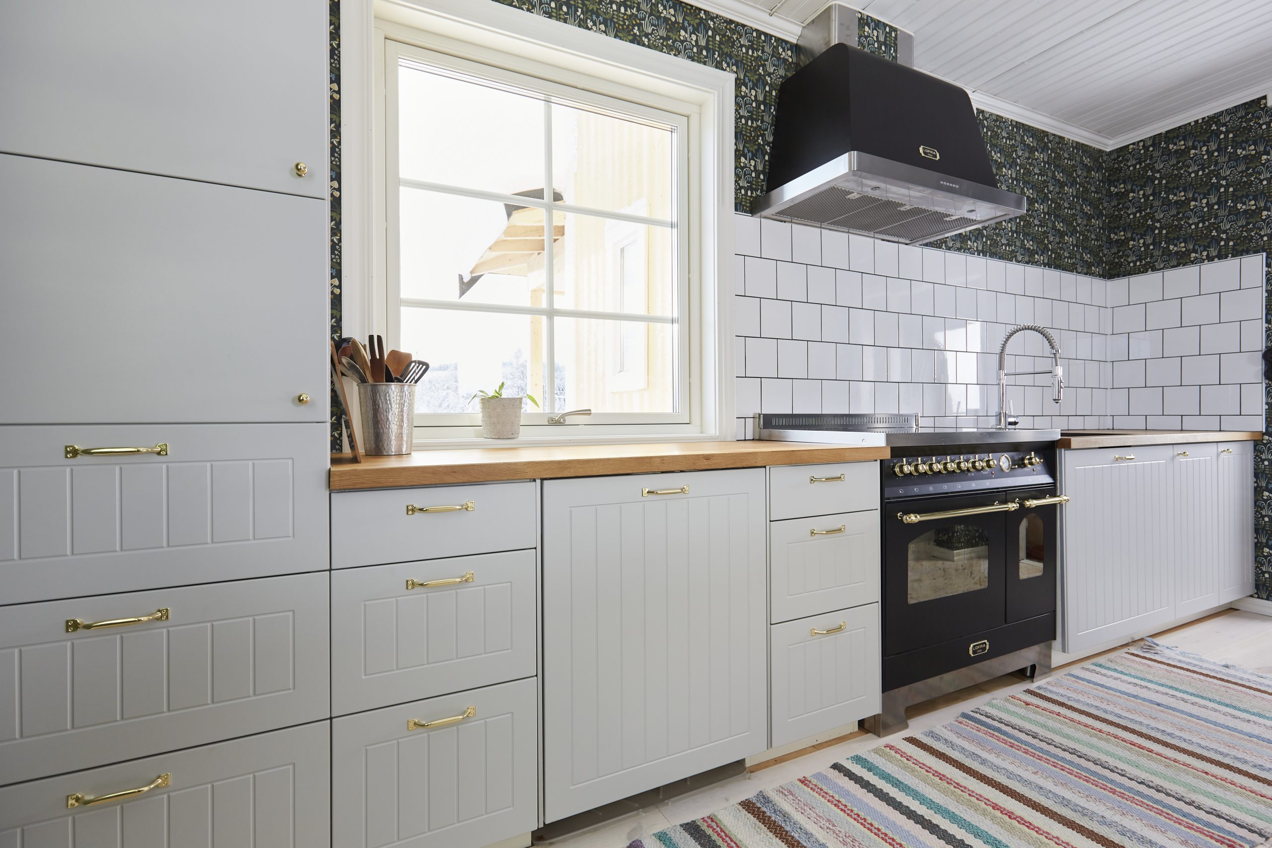 Prisvärt kök efter renovering.