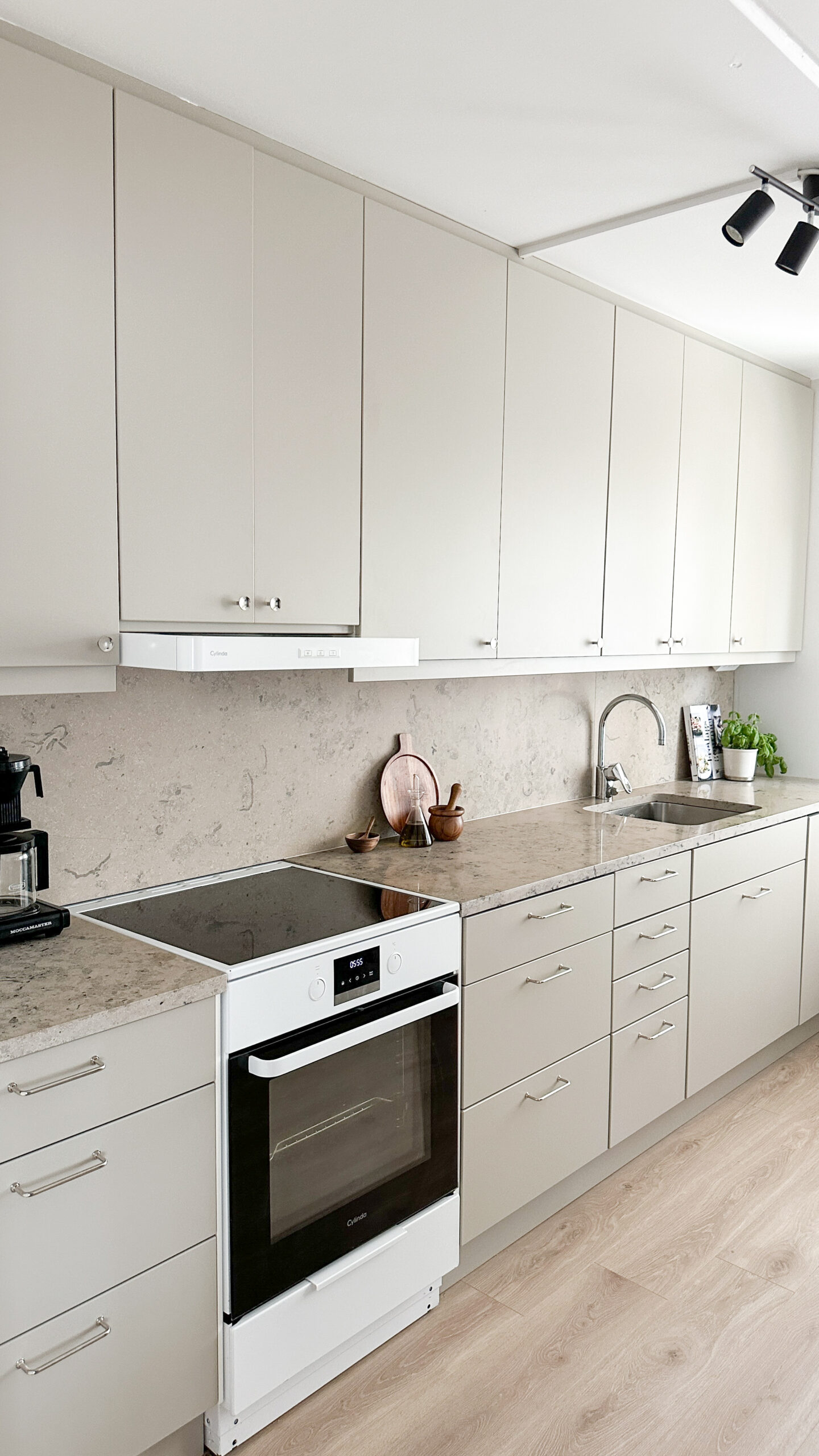 Prisvärt kök efter renovering.