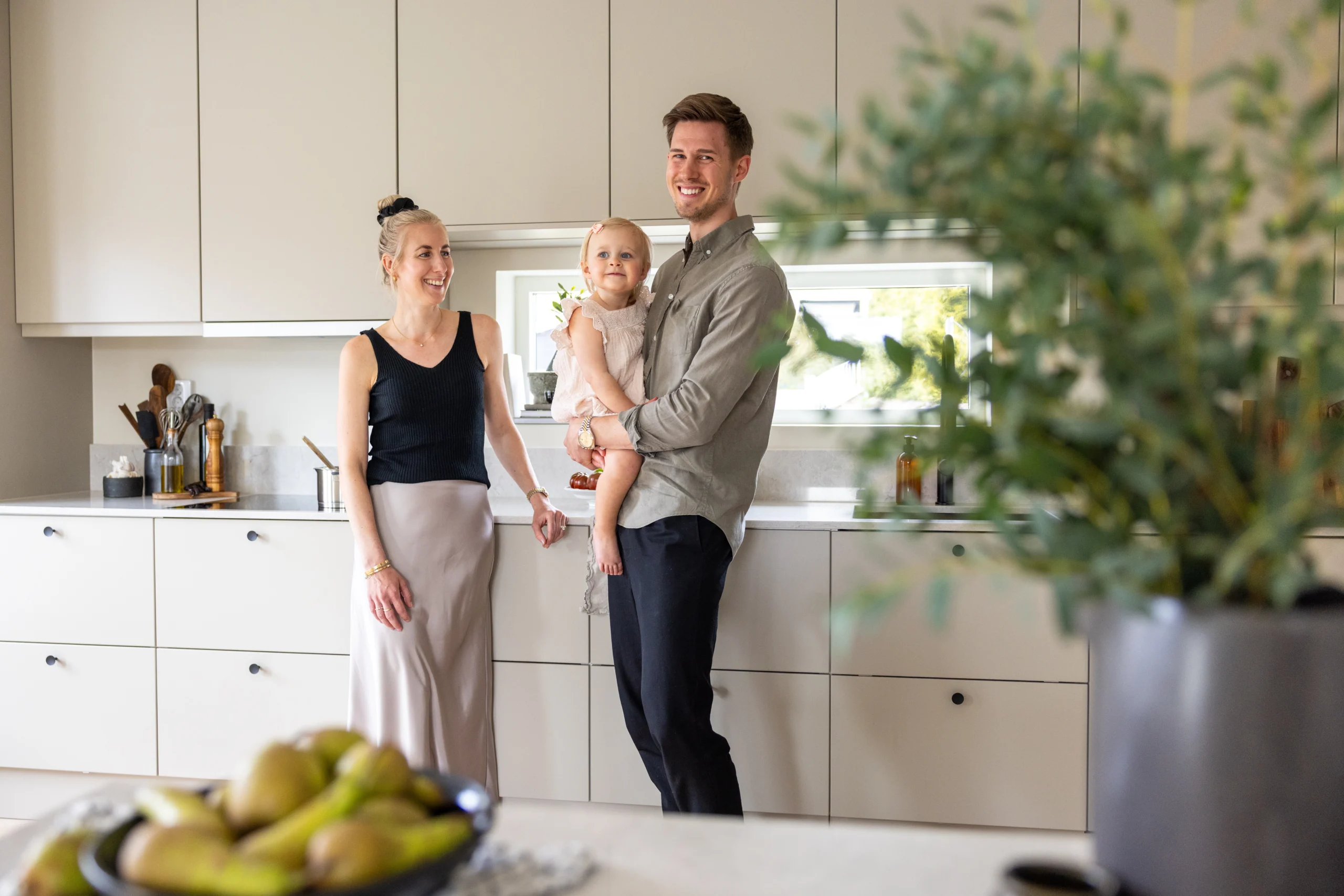 Prisvärt kök efter renovering.